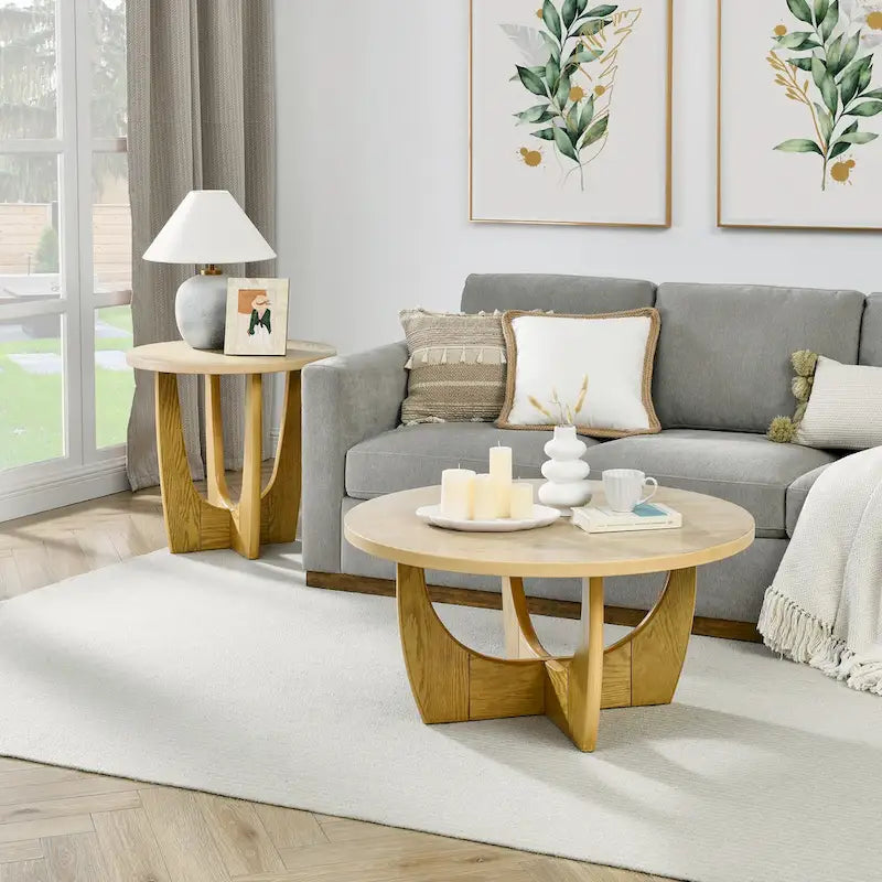 25 Round End Table