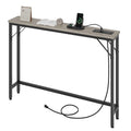 5.9 Narrow Sofa Table with Outlets