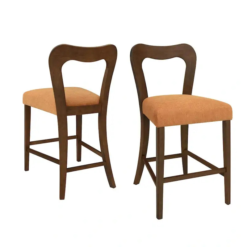Christopher Knight Home - Counter Stool Set of 2 Without Arms, Fabric
