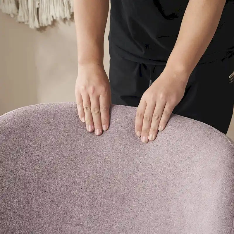 Christopher Knight Home - Eliana Modern Teddy Fabric Accent Chair with Curved Backrest and Legs