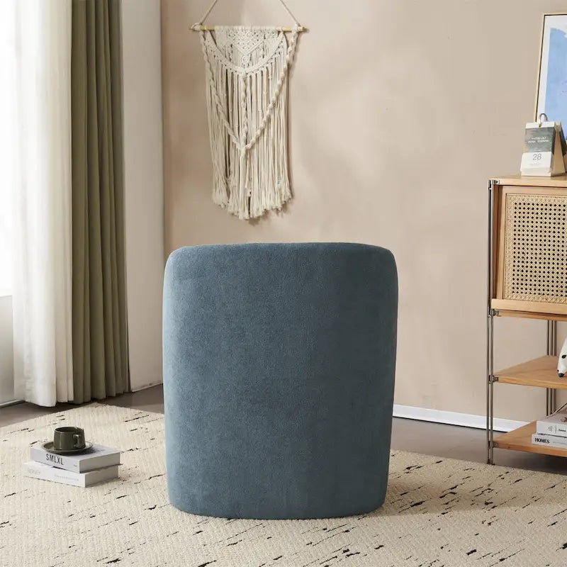 Christopher Knight Home - Eliana Modern Teddy Fabric Accent Chair with Curved Backrest and Legs