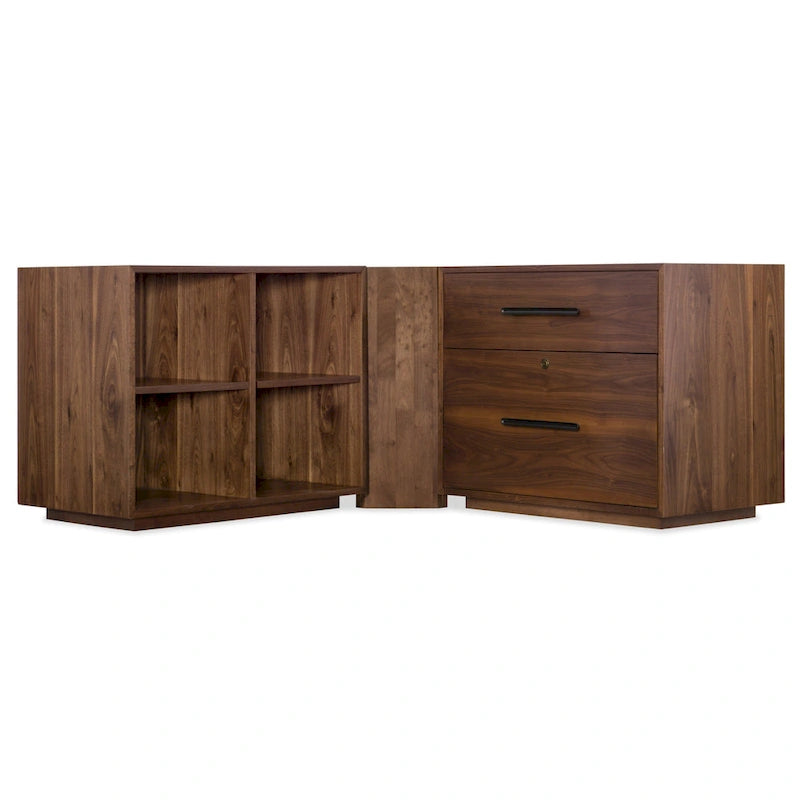 Vaste bureau minimaliste de style Craftsman