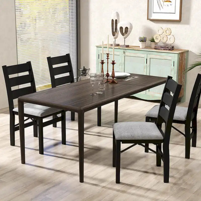Costway Folding Chairs Set of 2/4 Modern Upholstered Chairs with Comfy
