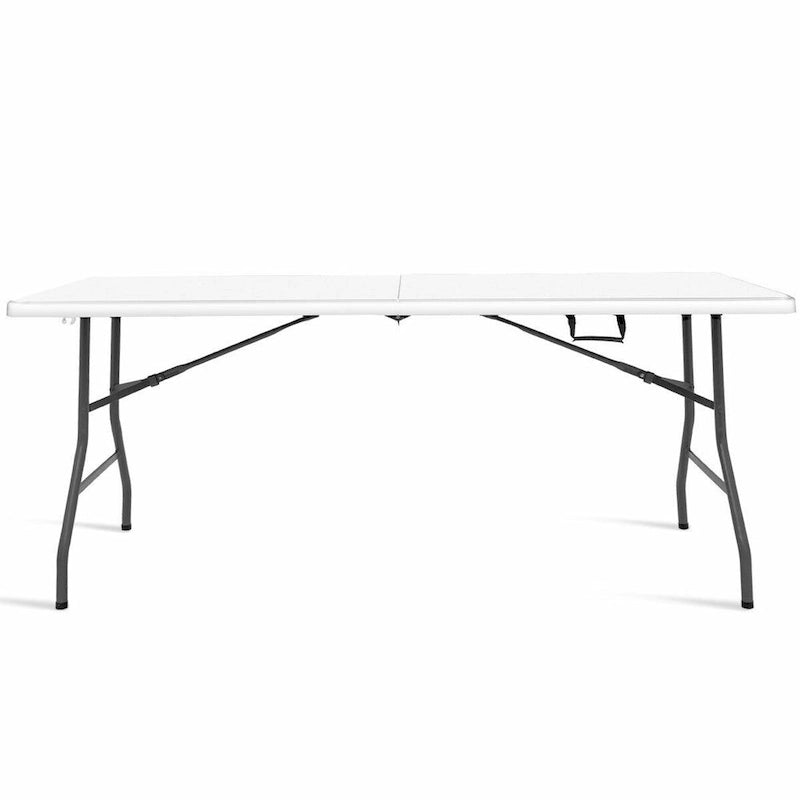 Costway 6' Folding Table Portable Plastic Indoor Outdoor Picnic Party