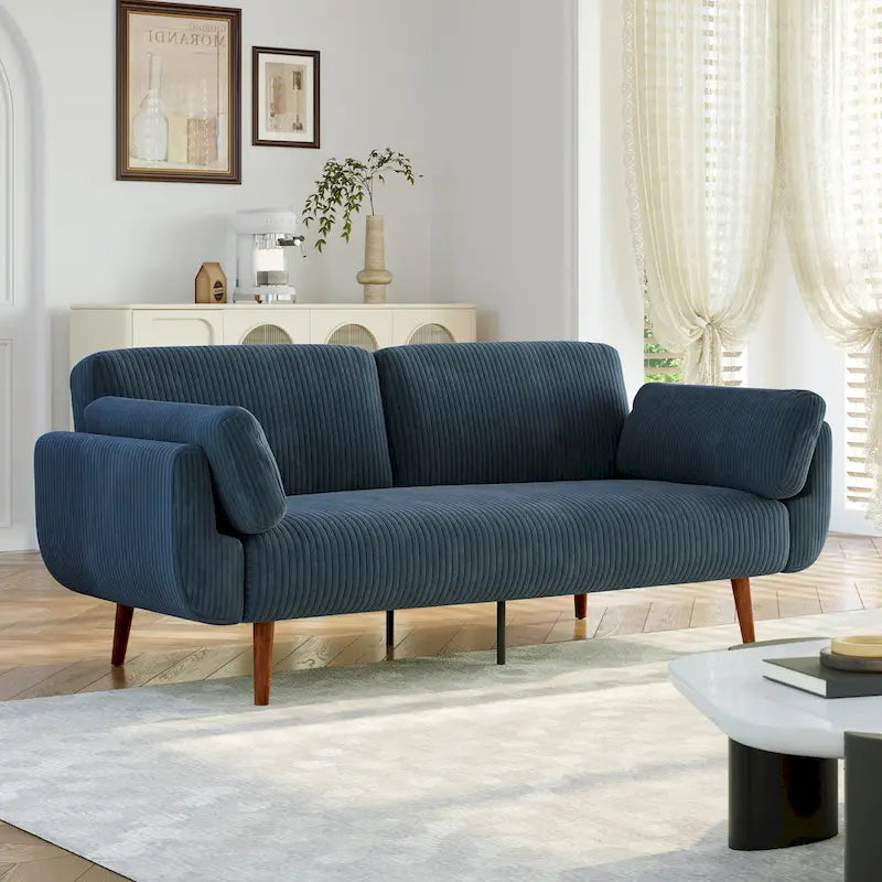 Convertible Sleeper Sofa Futon Sofa Bed Recliner Lounge For Living Room