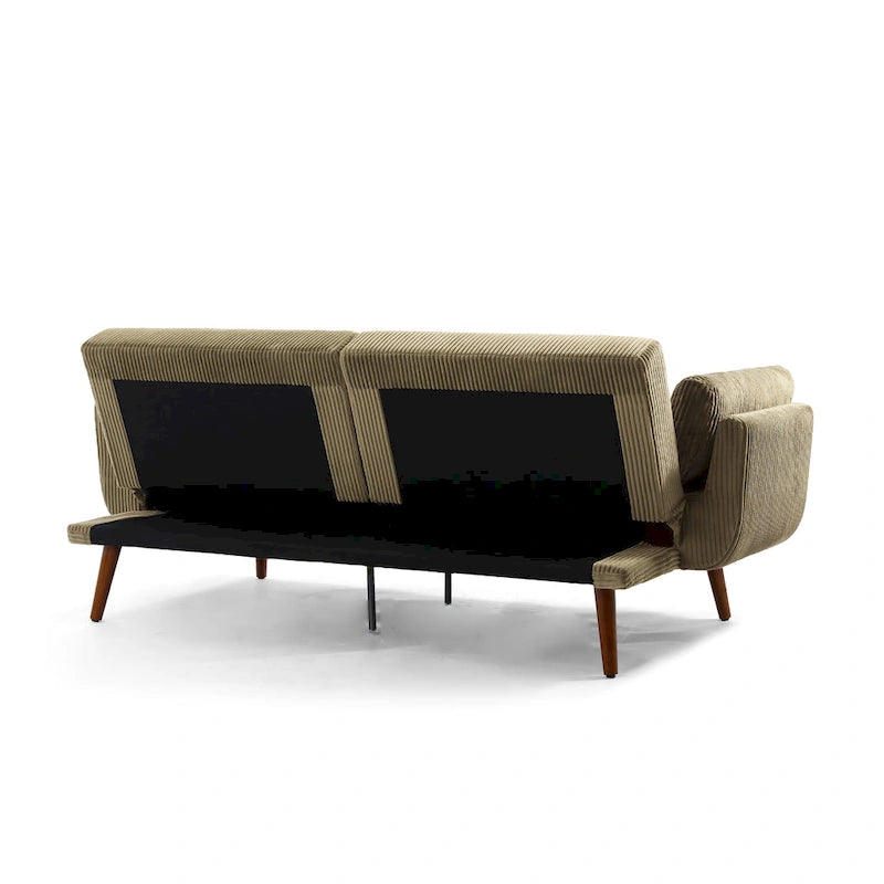 Convertible Sleeper Sofa Futon Sofa Bed Recliner Lounge For Living Room
