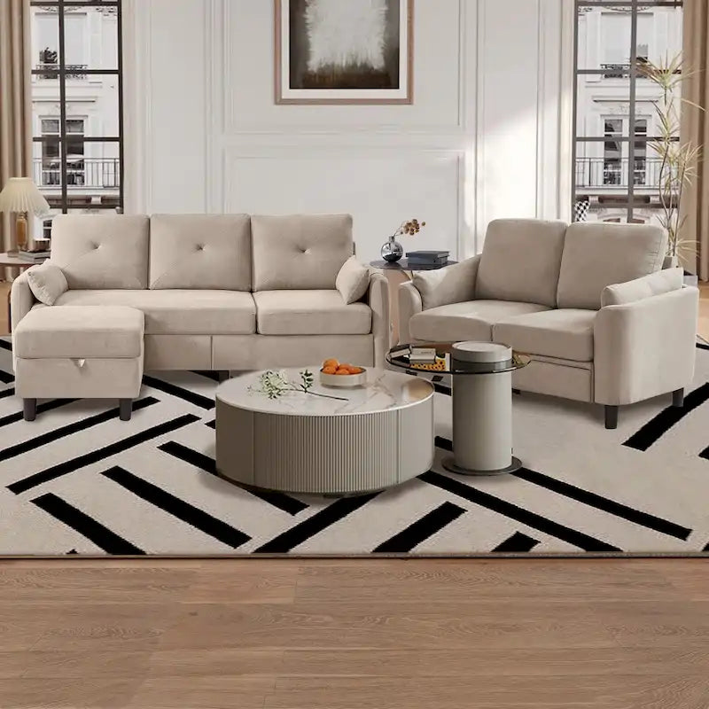 3 Piece Living Room Sets