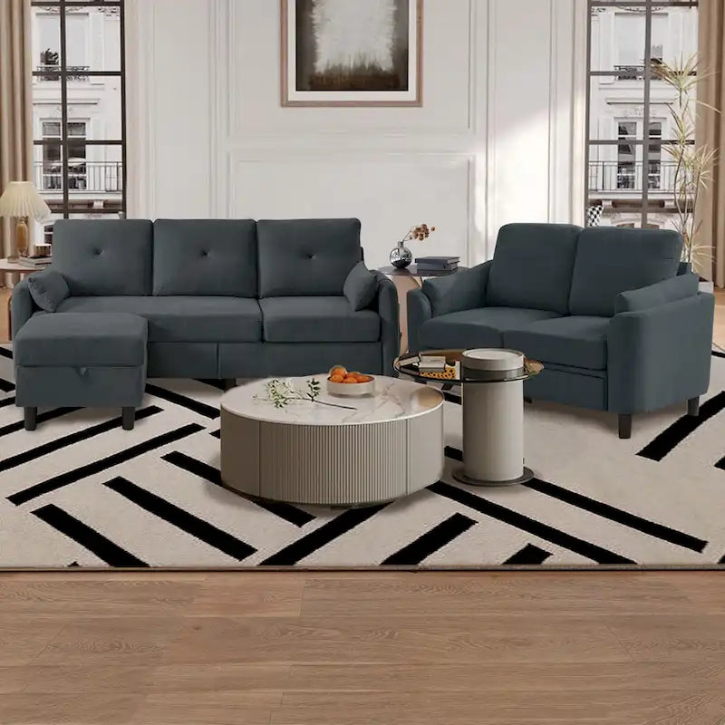 3 Piece Living Room Sets