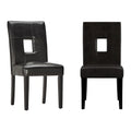 Brda Keyhole Back Dining Chairs (Set of 2)