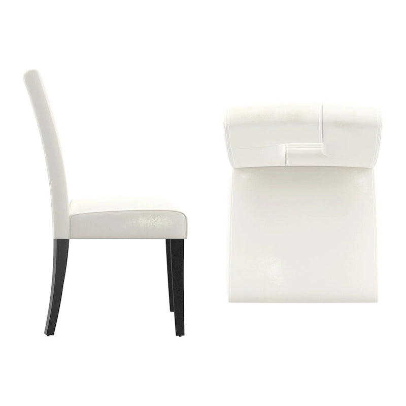 Brda Keyhole Back Dining Chairs (Set of 2)