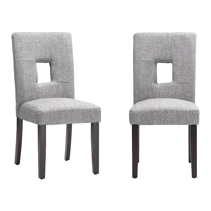 Brda Keyhole Back Dining Chairs (Set of 2)