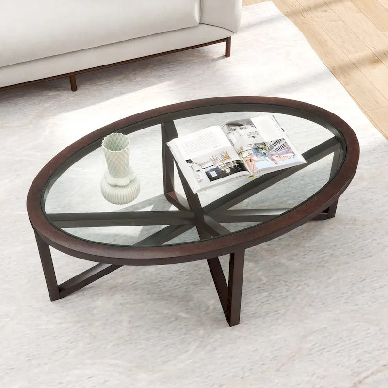 Modern Simple Glass Table Collection