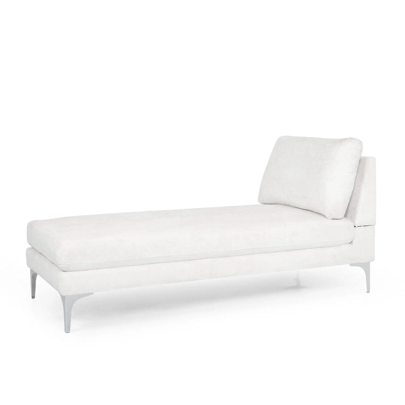 Beamon Contemporary Fabric Chaise Lounge by Christopher Knight Home - 69.00 L x 29.00 W x 30.00 H