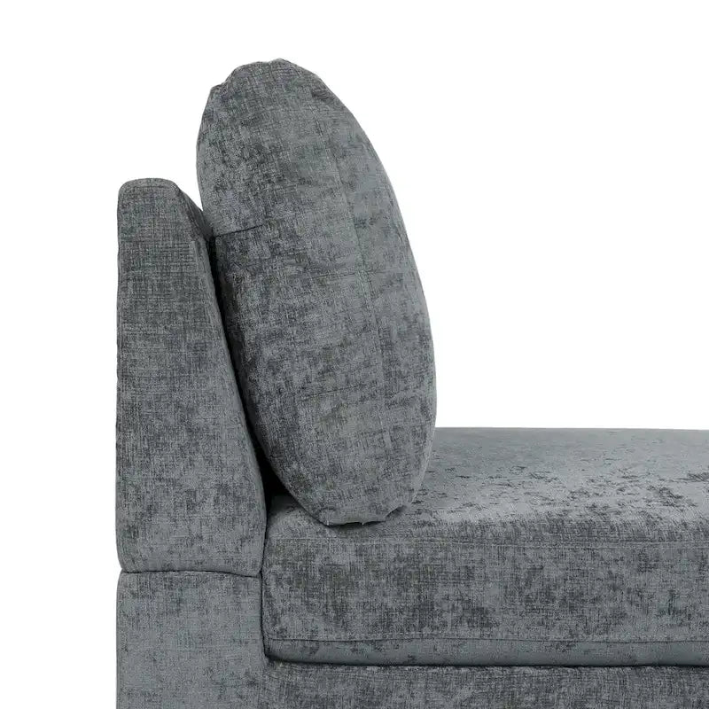 Beamon Contemporary Fabric Chaise Lounge by Christopher Knight Home - 69.00 L x 29.00 W x 30.00 H