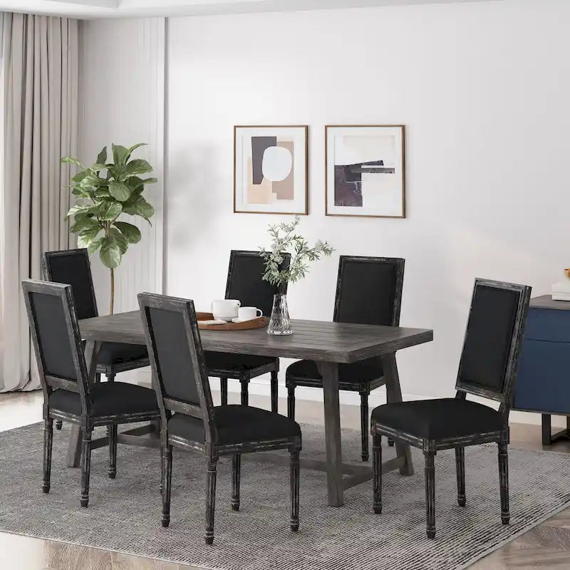 Regina Wood Upholstered Dining Chair by Christopher Knight Home