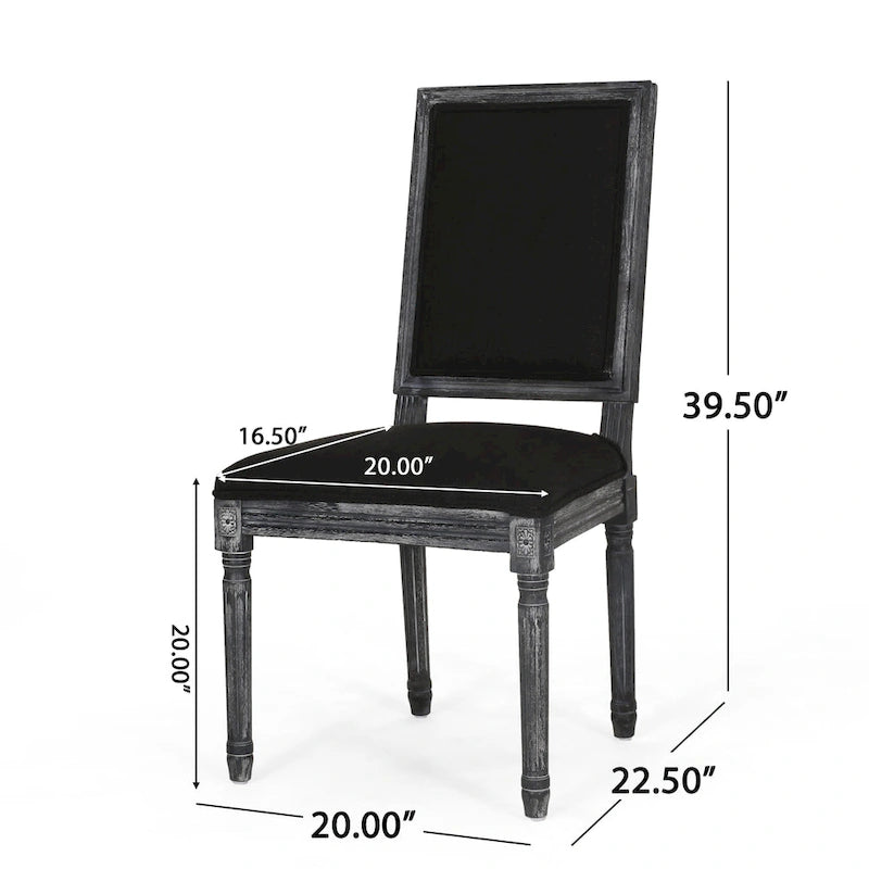 Regina Wood Upholstered Dining Chair by Christopher Knight Home