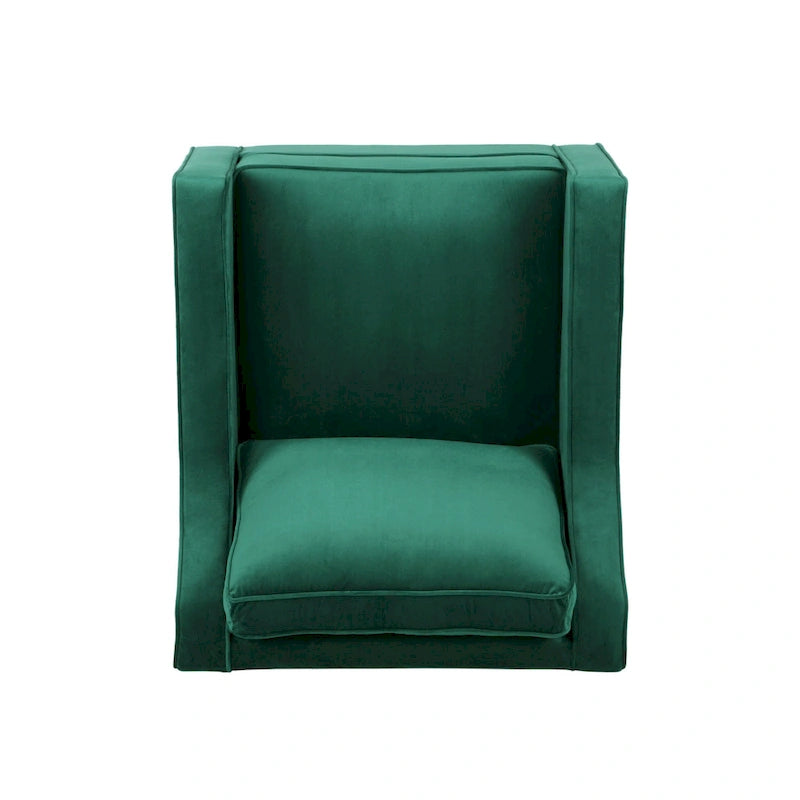 Milo Contemporary Velvet Club Chair by Christopher Knight Home - 30.75 W x 33.50 L x 33.75 H
