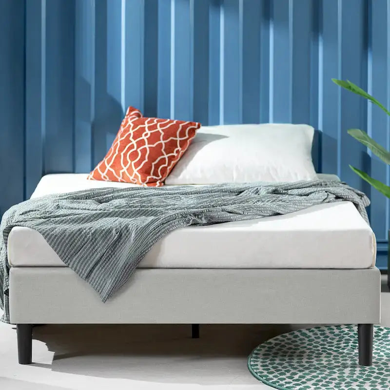 Priage by ZINUS Upholstered Platform Bed Frame