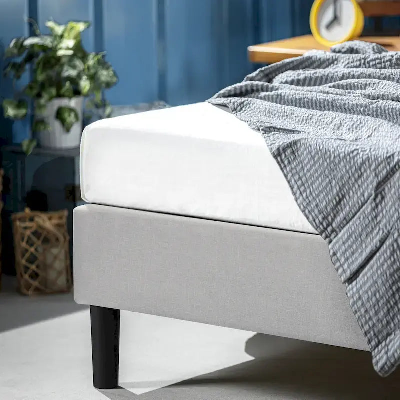 Priage by ZINUS Upholstered Platform Bed Frame