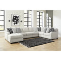 Signature Design by Ashley Huntsworth Dove Gray 5-Piece Sectional with Chaise - 155W x 99D x 38H