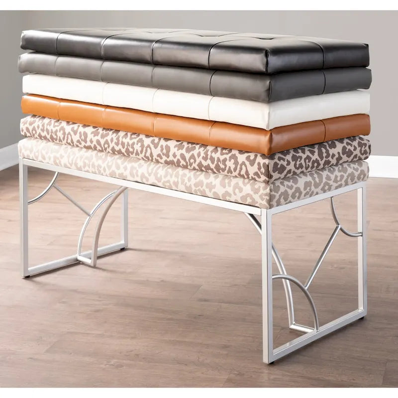 Silver Orchid Loretta Bench