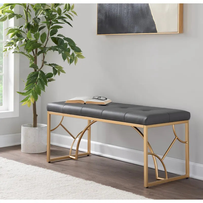 Silver Orchid Loretta Bench