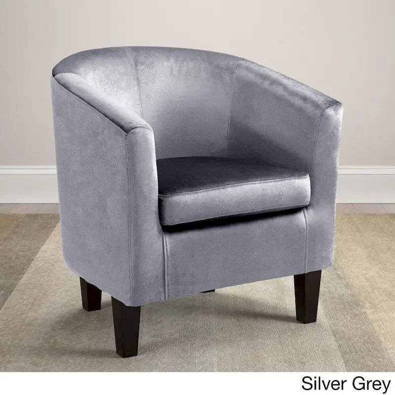 Copper Grove Broadway Velvet Upholstered Tub Chair