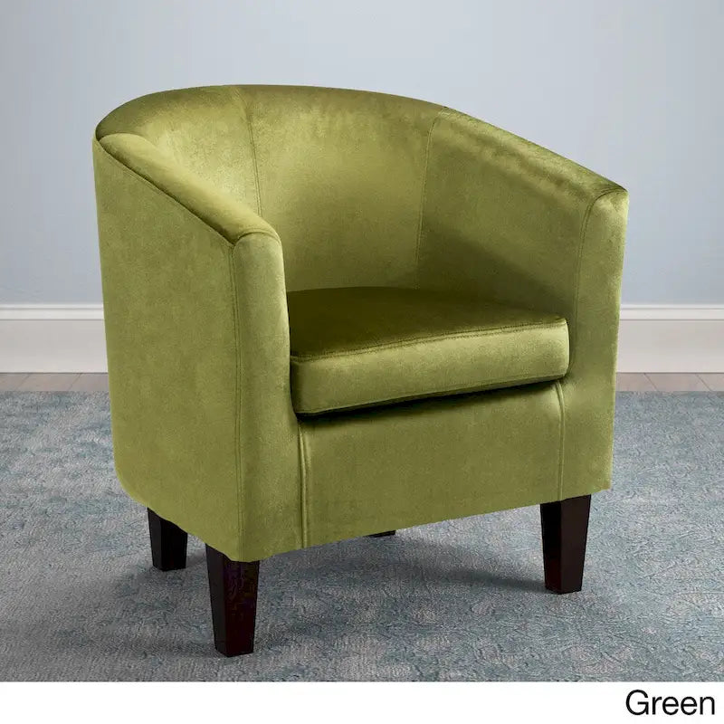 Copper Grove Broadway Velvet Upholstered Tub Chair
