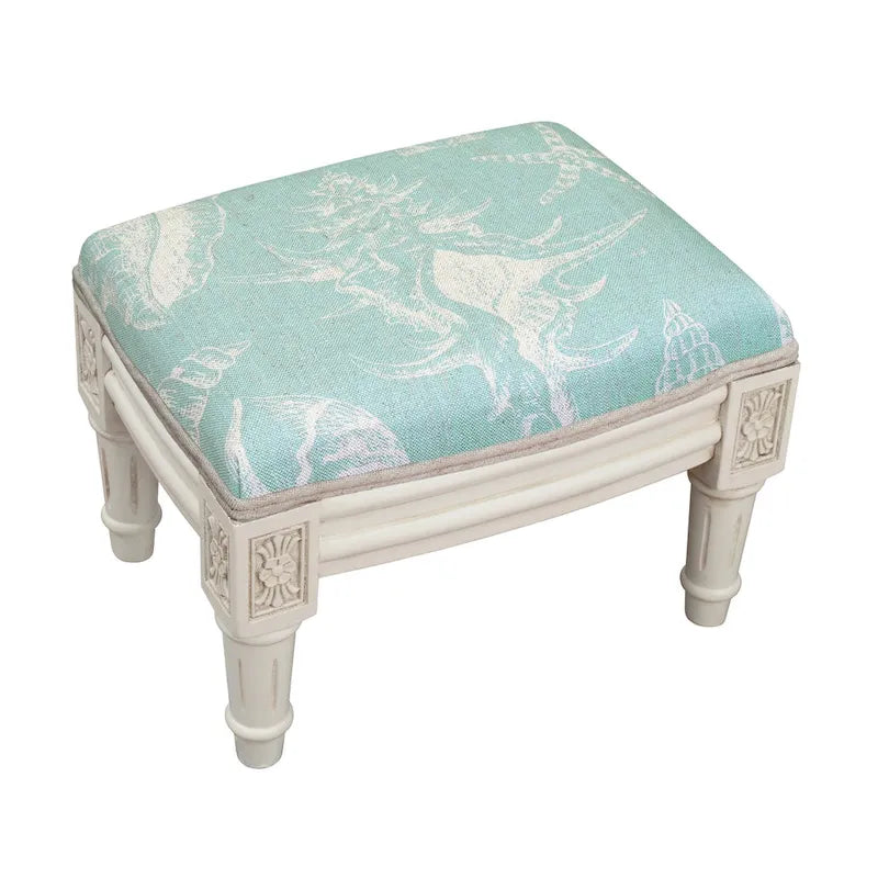 The Curated Nomad Algiers Seashells Footstool