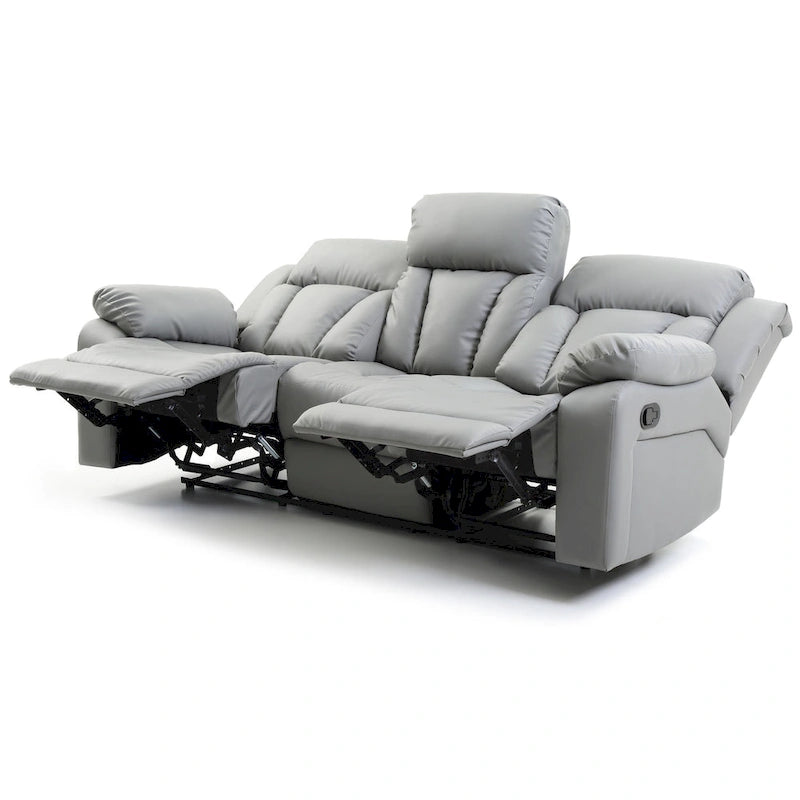 Daria Faux Leather Reclining Sofa