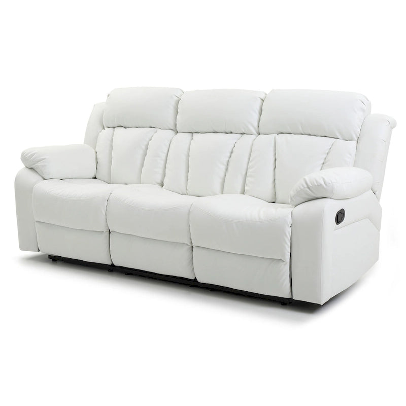 Daria Faux Leather Reclining Sofa
