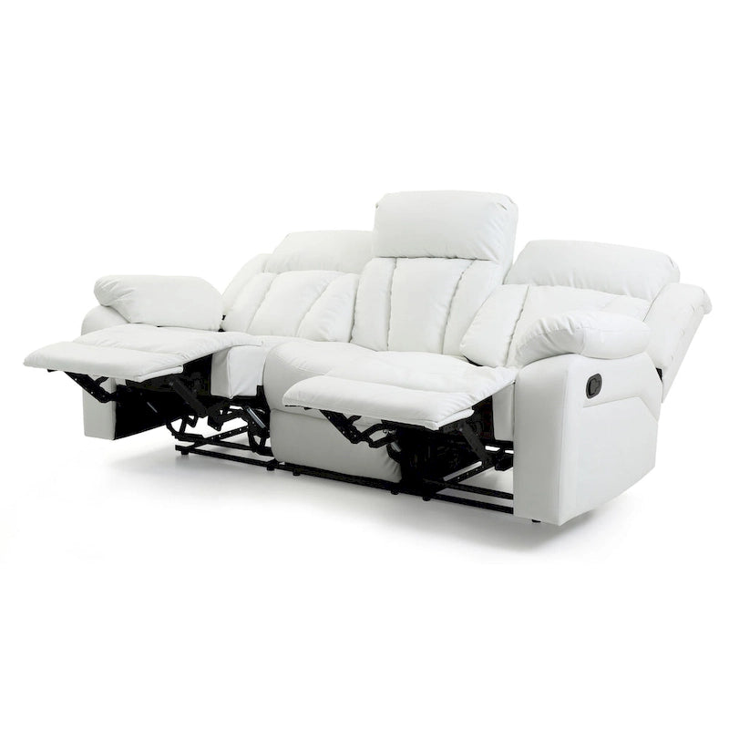 Daria Faux Leather Reclining Sofa