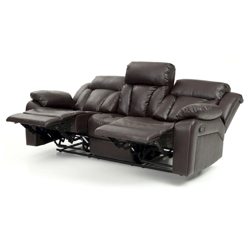 Daria Faux Leather Reclining Sofa