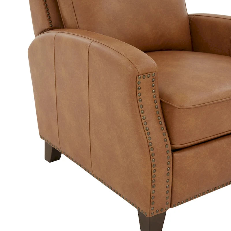 Julian Faux Leather Push Back Recliner by Greyson Living