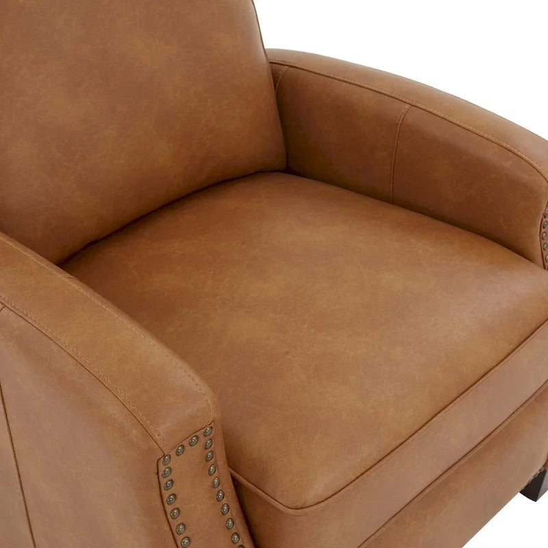 Julian Faux Leather Push Back Recliner by Greyson Living