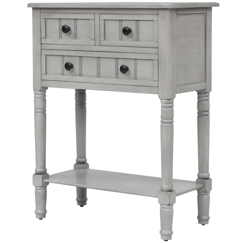 Copper Grove Colby 3-drawer Console Table with Bottom Shelf