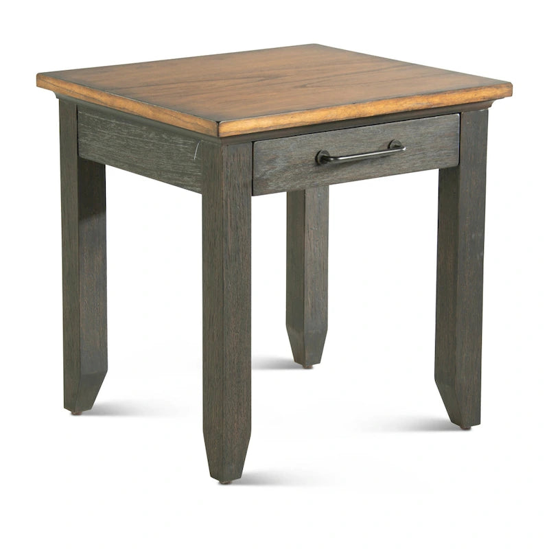 Steve Silver Two-Tone Finish 1-drawer Wooden Side Table