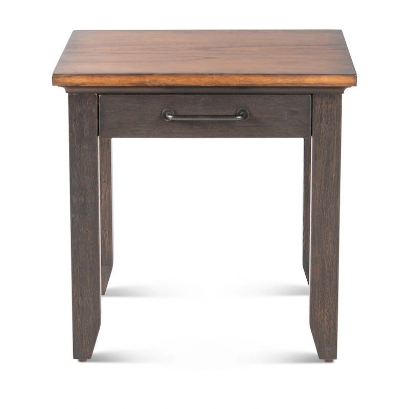 Steve Silver Two-Tone Finish 1-drawer Wooden Side Table