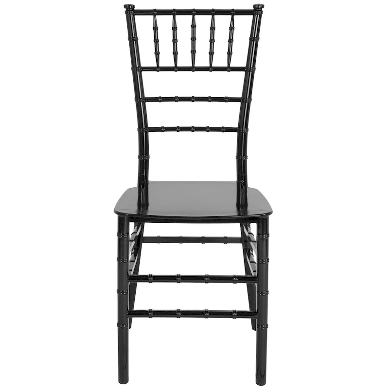 Resin Stackable Chiavari Chair - 15W x 18.75D x 35H - 15W x 18.75D x 35H