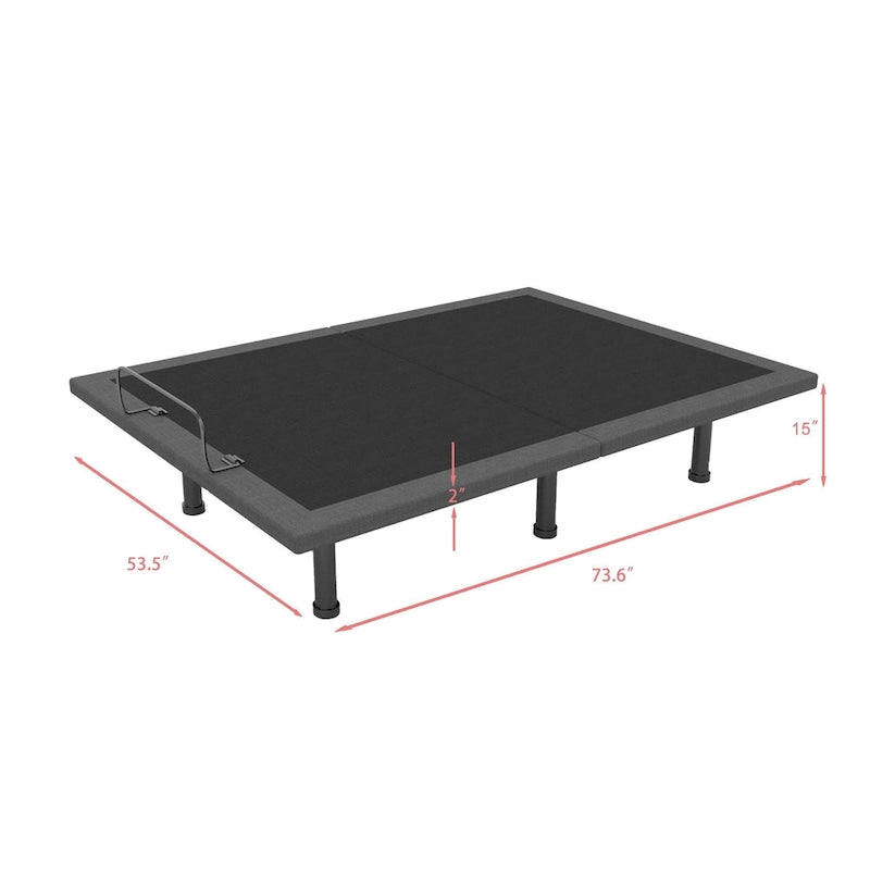 Adjustable Bed Frame with Wireless Remote
