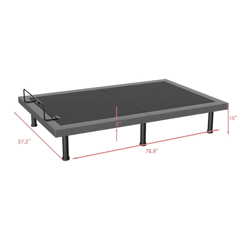 Adjustable Bed Frame with Wireless Remote