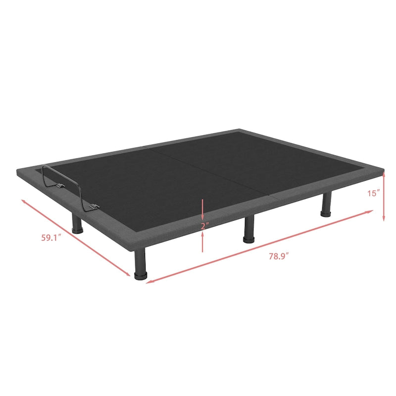Adjustable Bed Frame with Wireless Remote
