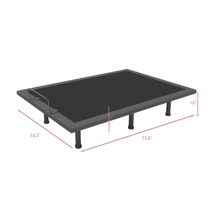 Adjustable Bed Frame with Wireless Remote