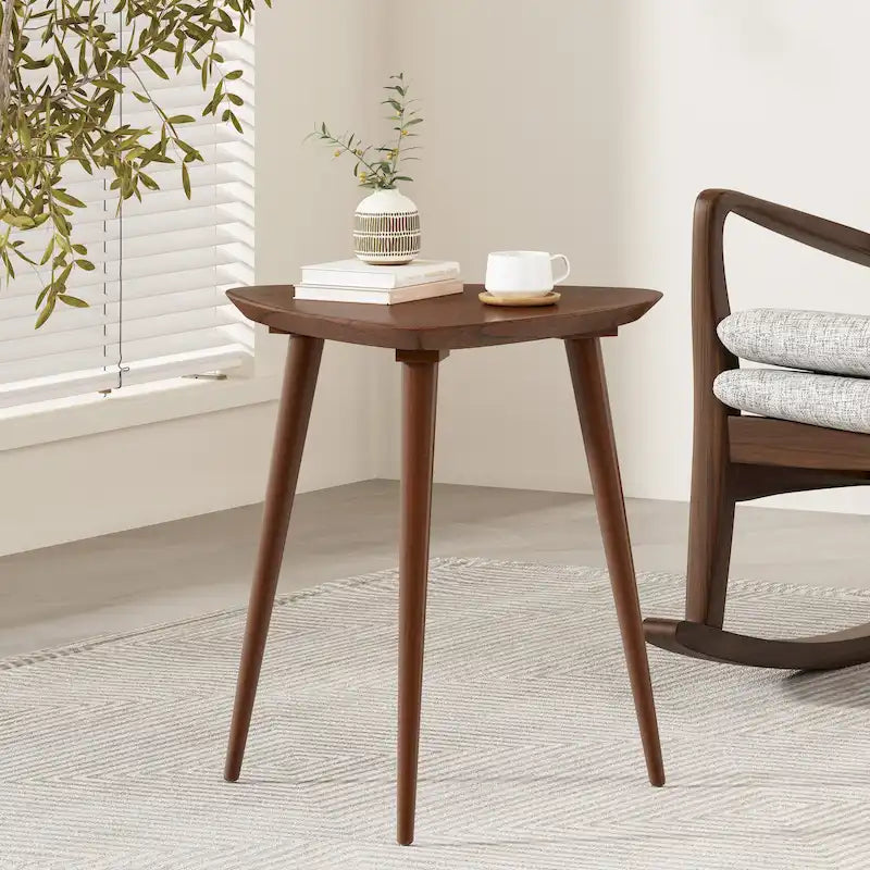Naja Mid-Century Wood End Table by Christopher Knight Home - 20 L x 20 W x 22.75H