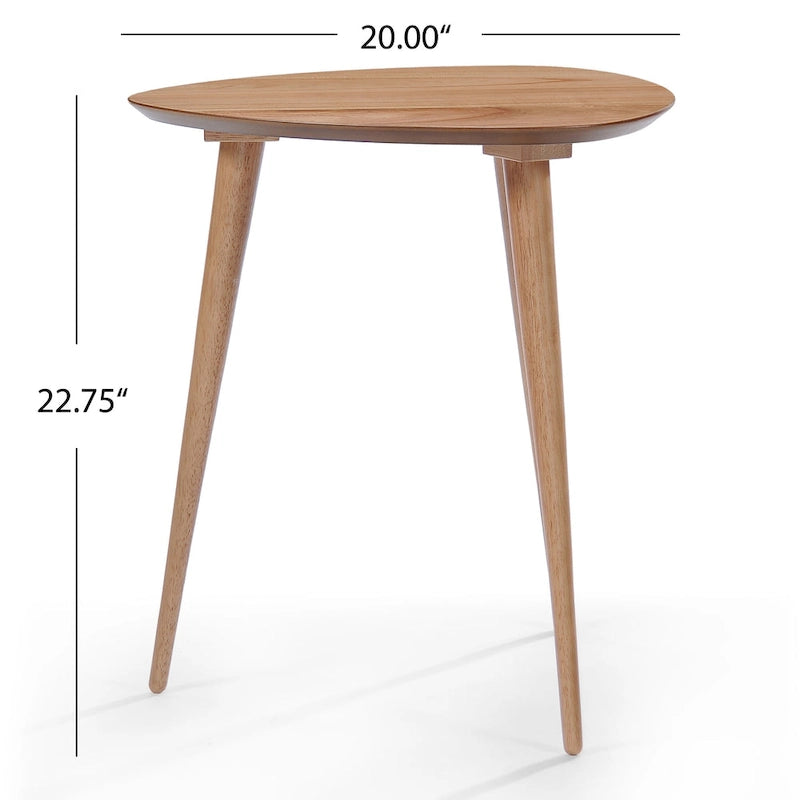 Naja Mid-Century Wood End Table by Christopher Knight Home - 20 L x 20 W x 22.75H