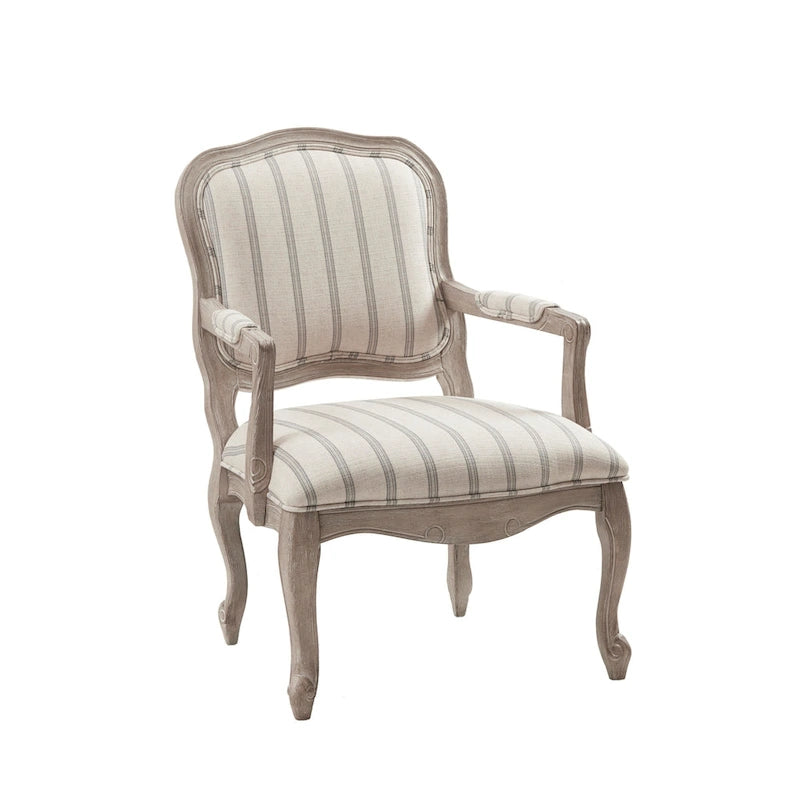 Madison Park Charlotte Natural Camel Back Exposed Wood Chair