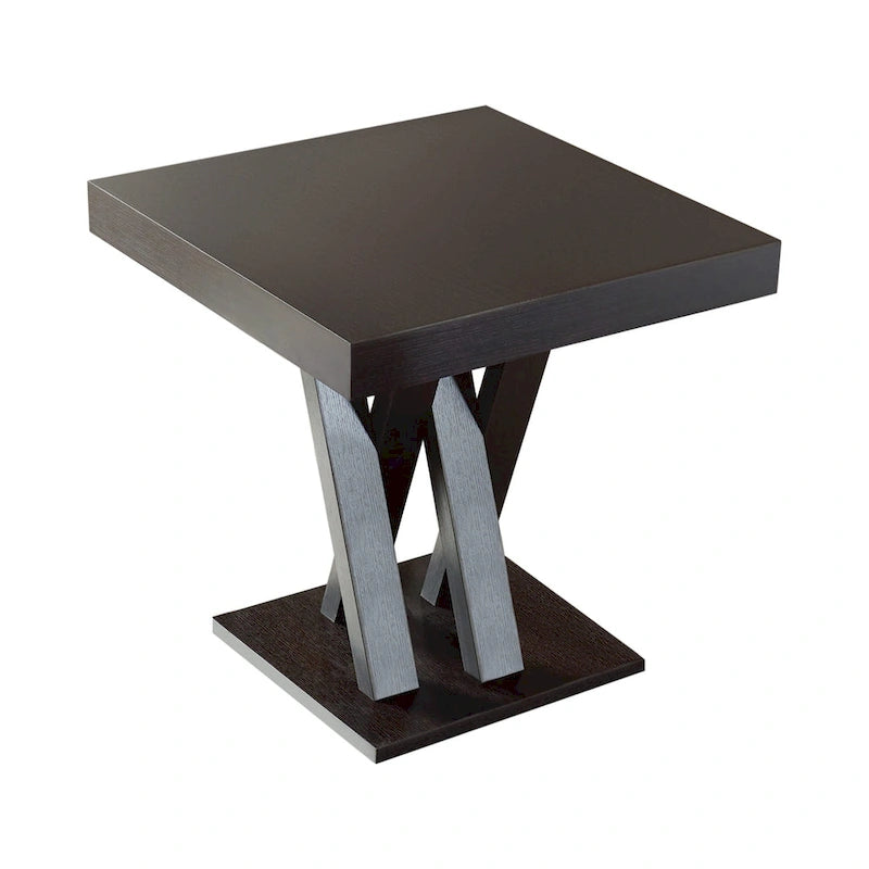 Square Counter Height Table Cappuccino