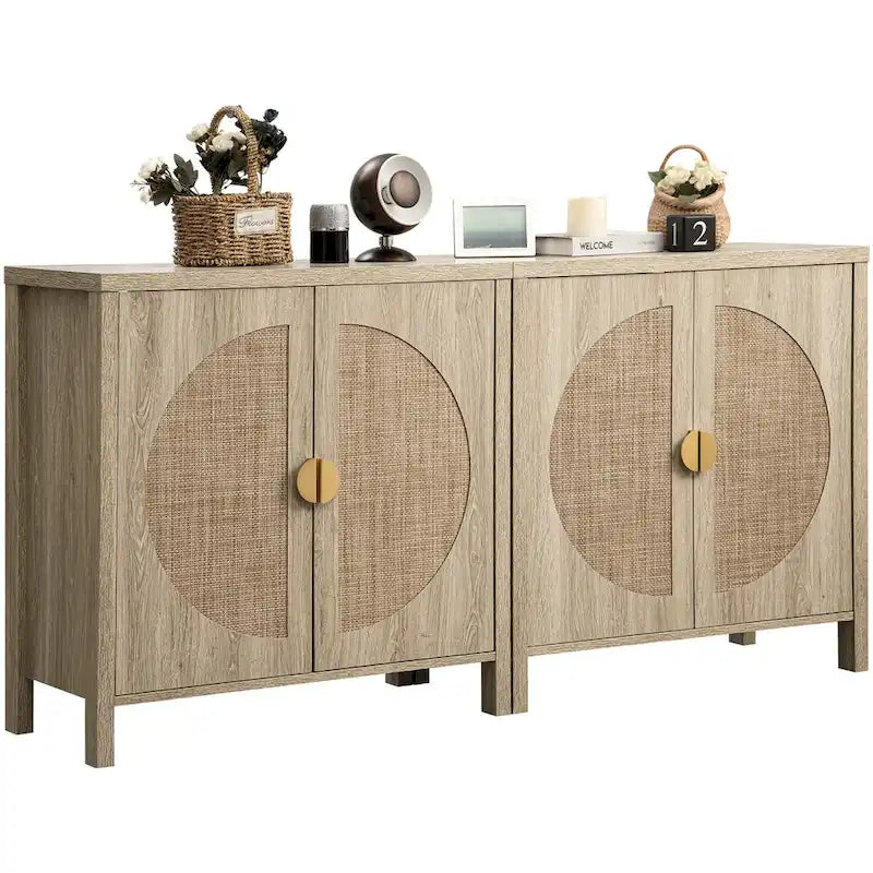 Meuble de rangement en rotin