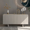 Meuble de rangement d'appoint moderne avec 4 portes