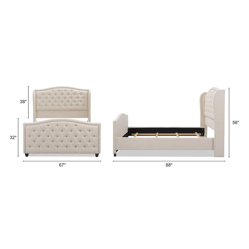 Jennifer Taylor Home Marcella Panel Bed